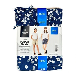 NEW Girls Pull on Shorts 2 Pack Size 6, 7/8, 10/12 & 14/16